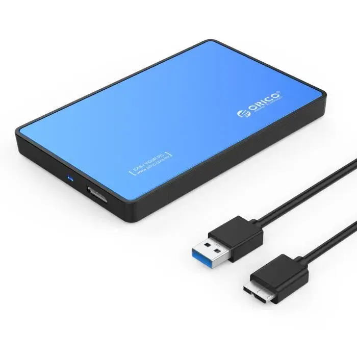 RACK DISQUE DUR 2.5 SATA USB 3.0 BLUE